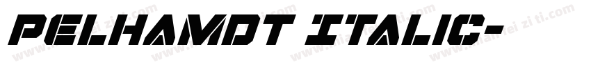 PelhamDT Italic字体转换